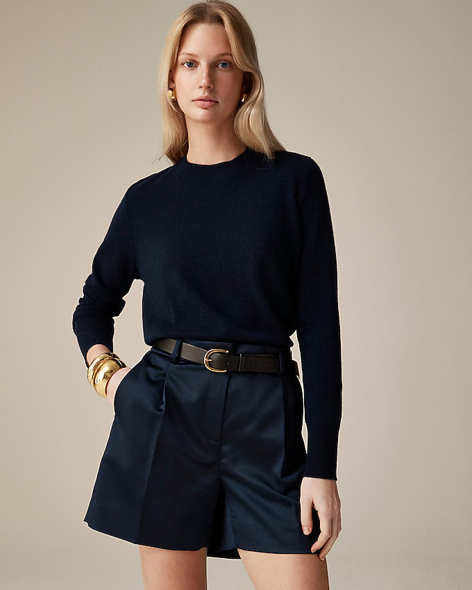 Cashmere classic-fit crewneck sweater | J. Crew US
