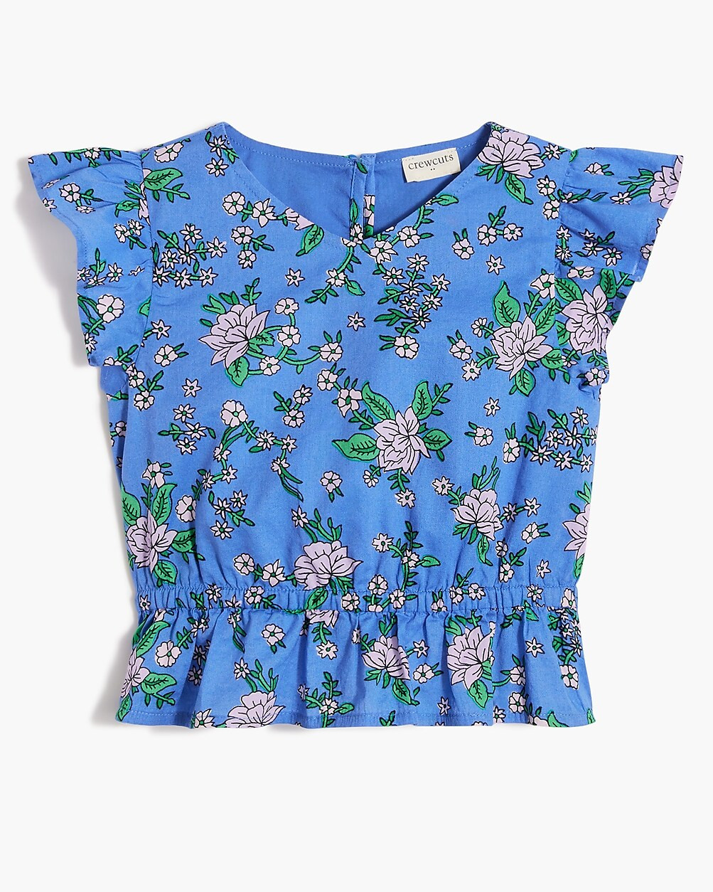 Girls' ruffle V-neck top | J.Crew Factory