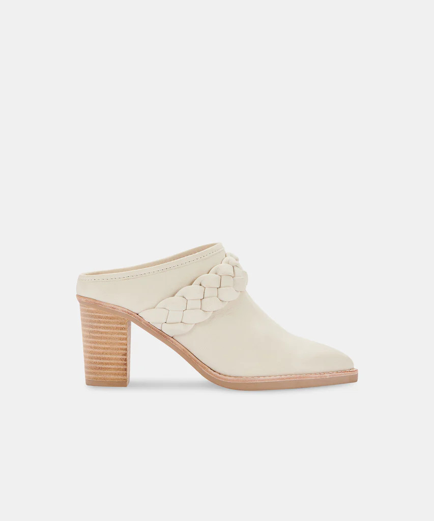SERLA MULES IVORY NUBUCK | DolceVita.com