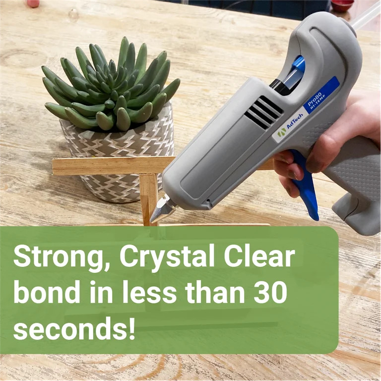 AdTech Crystal Clear Hot Glue Gun Full Size Sticks (W220-1410) 10 pieces. Length: 4” Diameter: ... | Walmart (US)