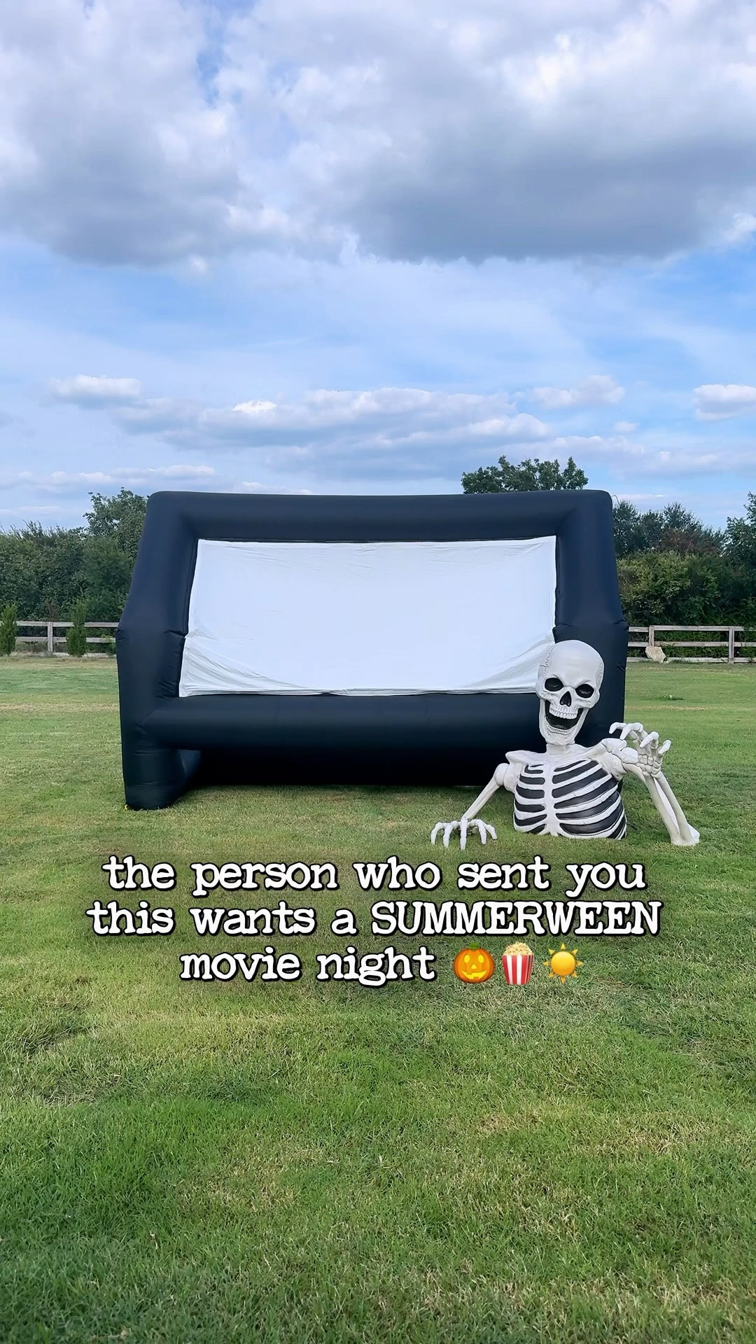 okay, i fear summerween might be my new favorite holiday 😂🎃☀️

linking the movie screen, skeletons, and other favorites from this poolside movie night setup!

#summerween #halloweenlover #movienight #outdoormovienight #poolparty #halloweendecor

#LTKSeasonal #LTKHome #LTKSwim