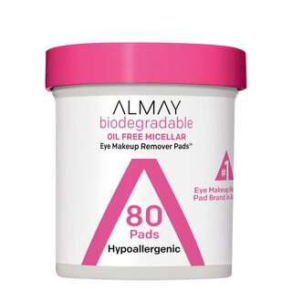 Almay Biodegradable Micellar Eye Makeup Remover Pads, 80 Count | CVS Health