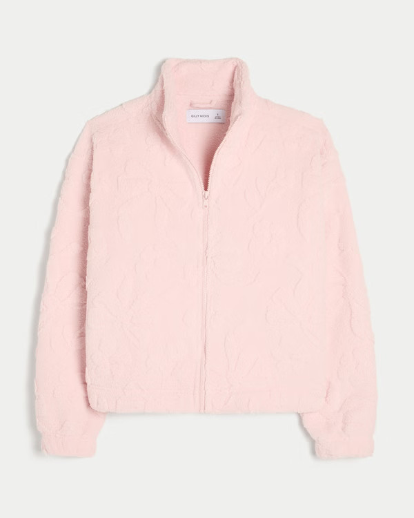 Women's Gilly Hicks Sherpa Zip-Up Sweatshirt | Women's Tops | HollisterCo.com | Hollister (US)