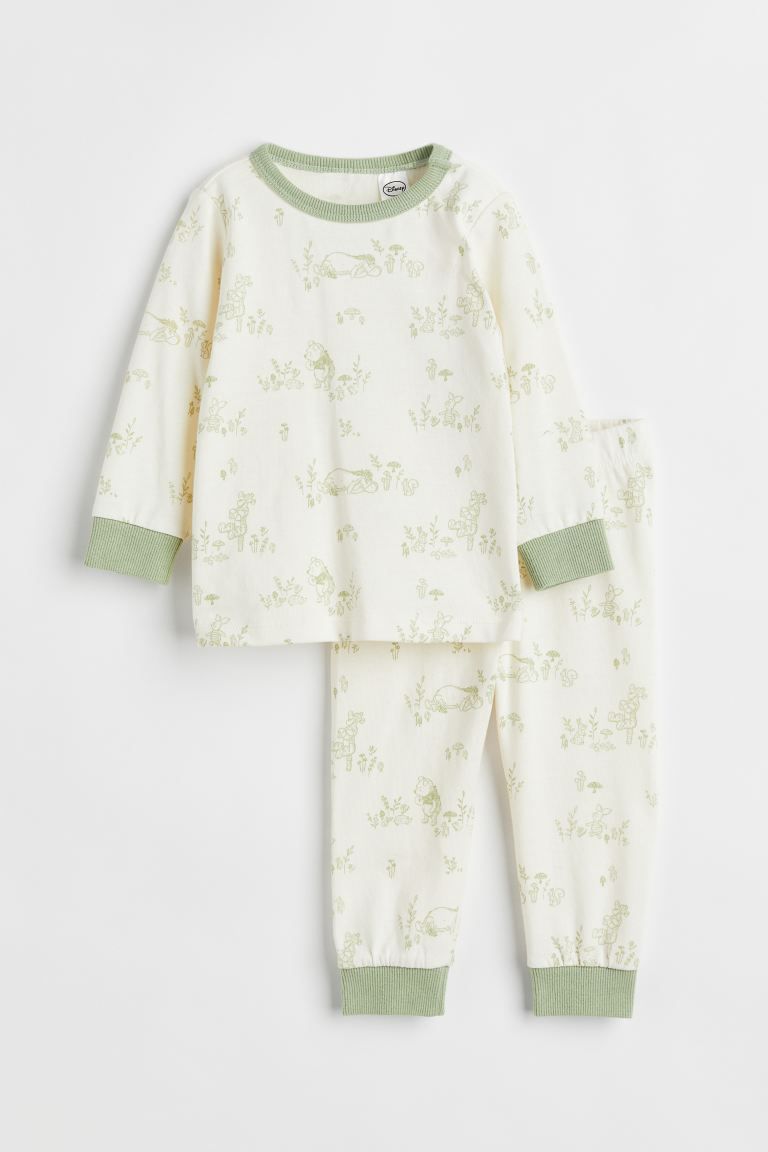 Printed Cotton Pajamas | H&M (US)