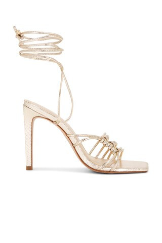 Schutz Sirena Sandal in Platina from Revolve.com | Revolve Clothing (Global)