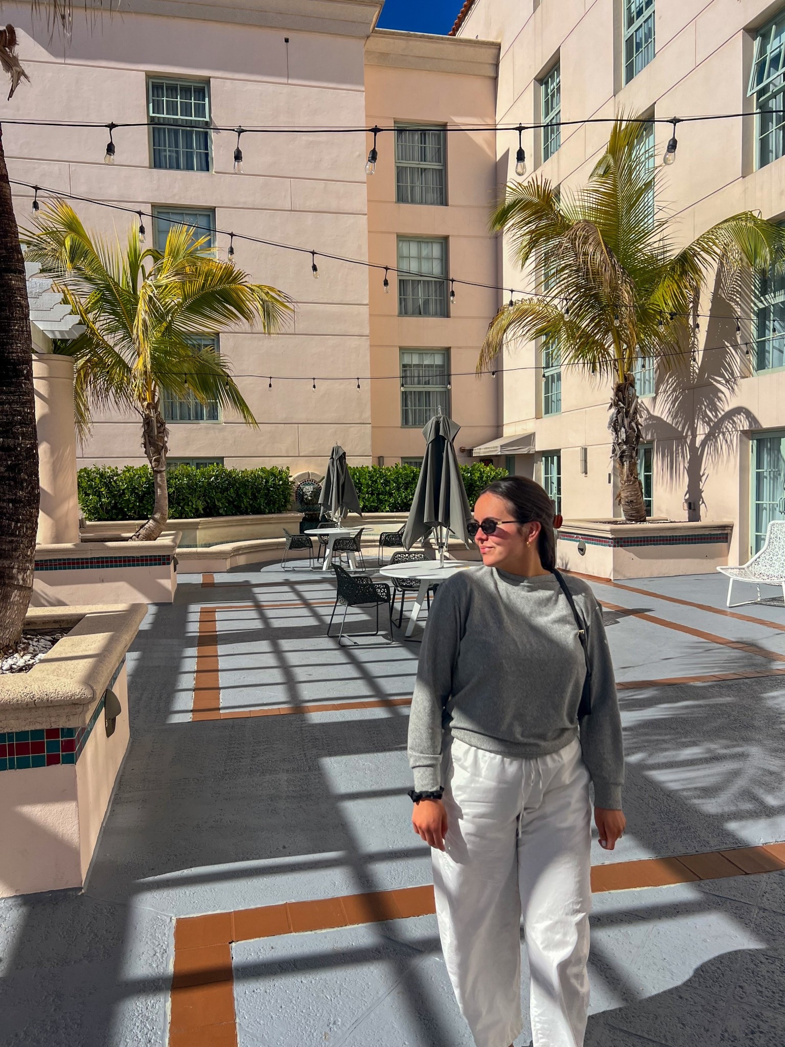 ootd, Miami style, Abercrombie style, white pull on pants 

#LTKTravel #LTKSeasonal #LTKootd