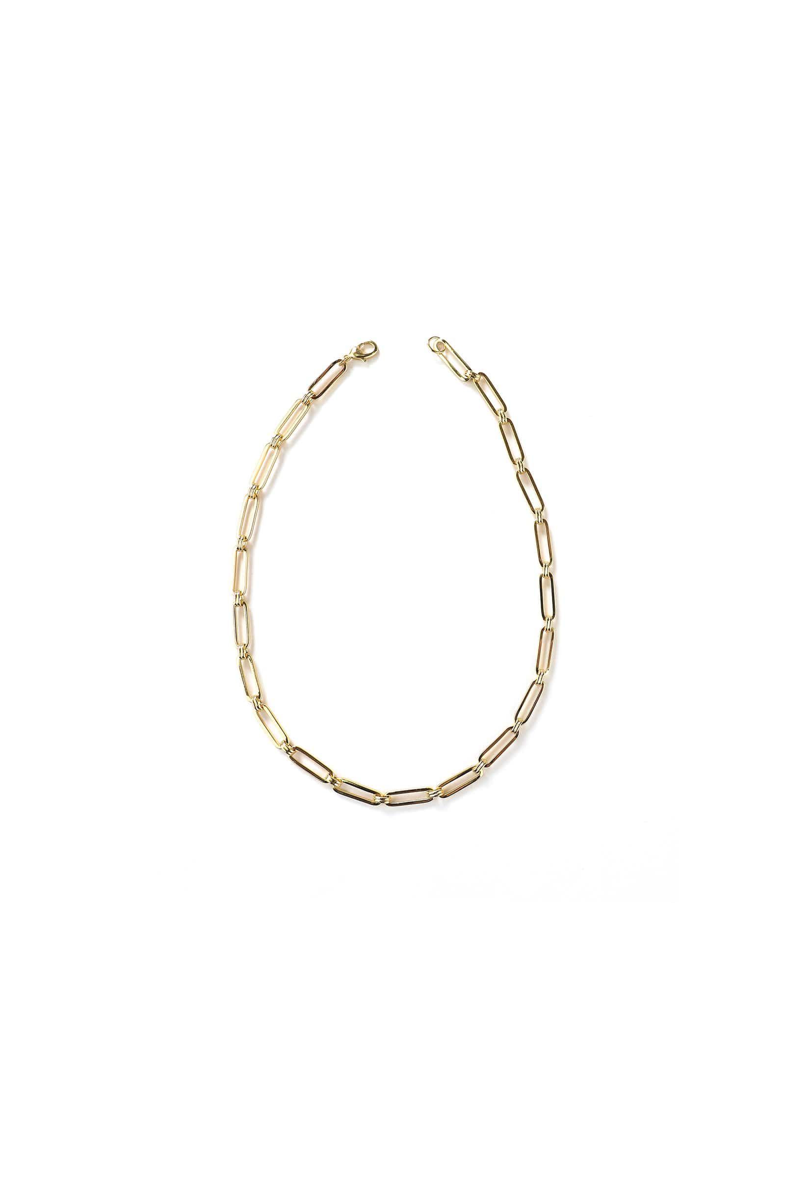 Ruta Gold Chain Link Necklace | J.ING