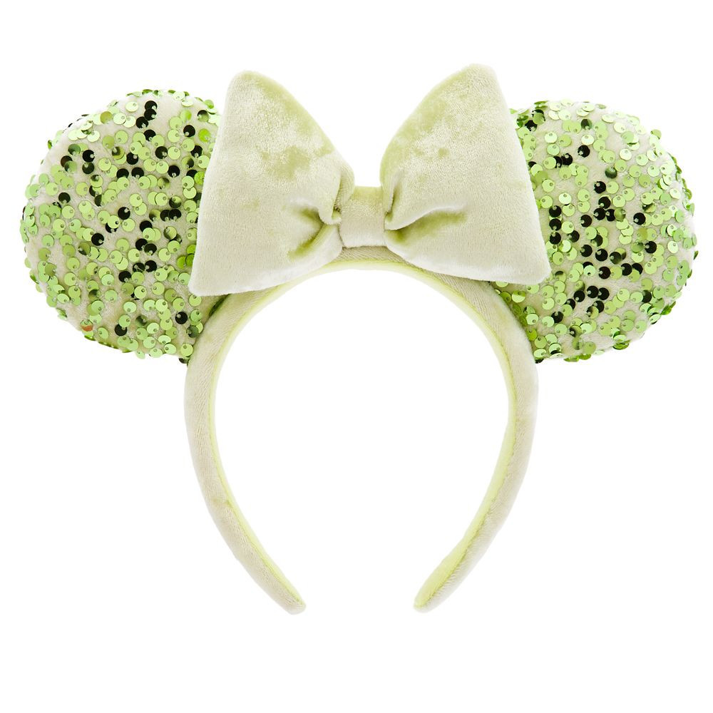 Minnie Mouse Sequined Ear Headband for Adults Tinker Bell Green Official shopDisney | Disney Store