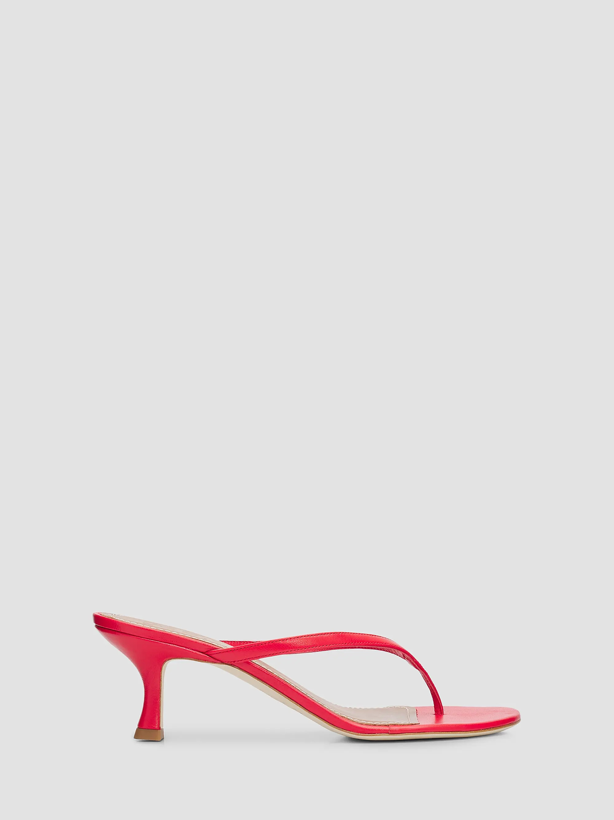 Freja 60MM Leather Kitten-Heel Sandals | Saks Fifth Avenue