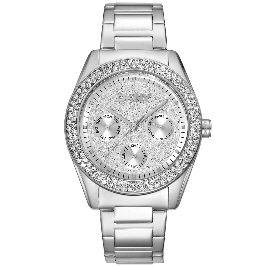DKNY Fashion Silver-tone Dial Ladies Watch DK1L078M0015 | Jomashop.com & JomaDeals.com