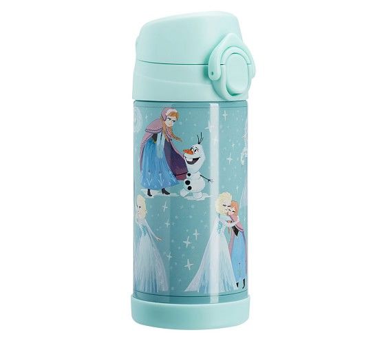 Mackenzie Aqua Disney Frozen Water Bottles | Pottery Barn Kids