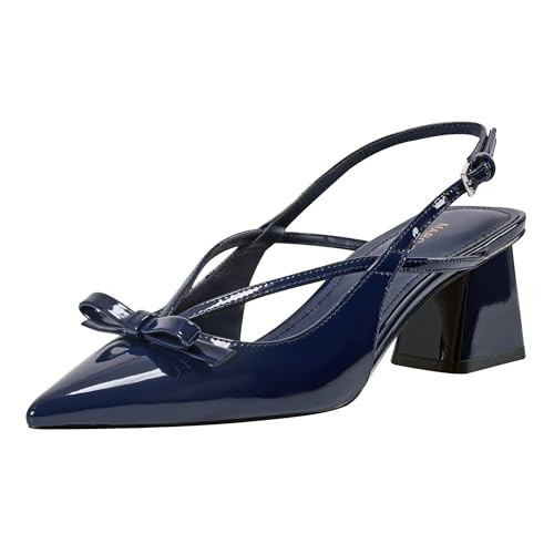 Marc Fisher Women's Laily Pump, Navy Patent 400, 10 | Amazon (US)