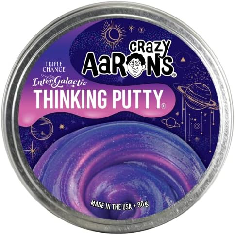 Crazy Aaron's Thinking Putty - Intergalactic Triple Color Changing Putty - Stress and Anxiety Reduci | Amazon (US)