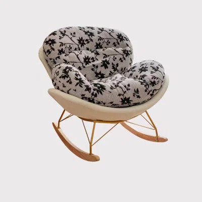 Retro Casual Light Luxury Rocking Chair Rocking Chair | Wayfair North America