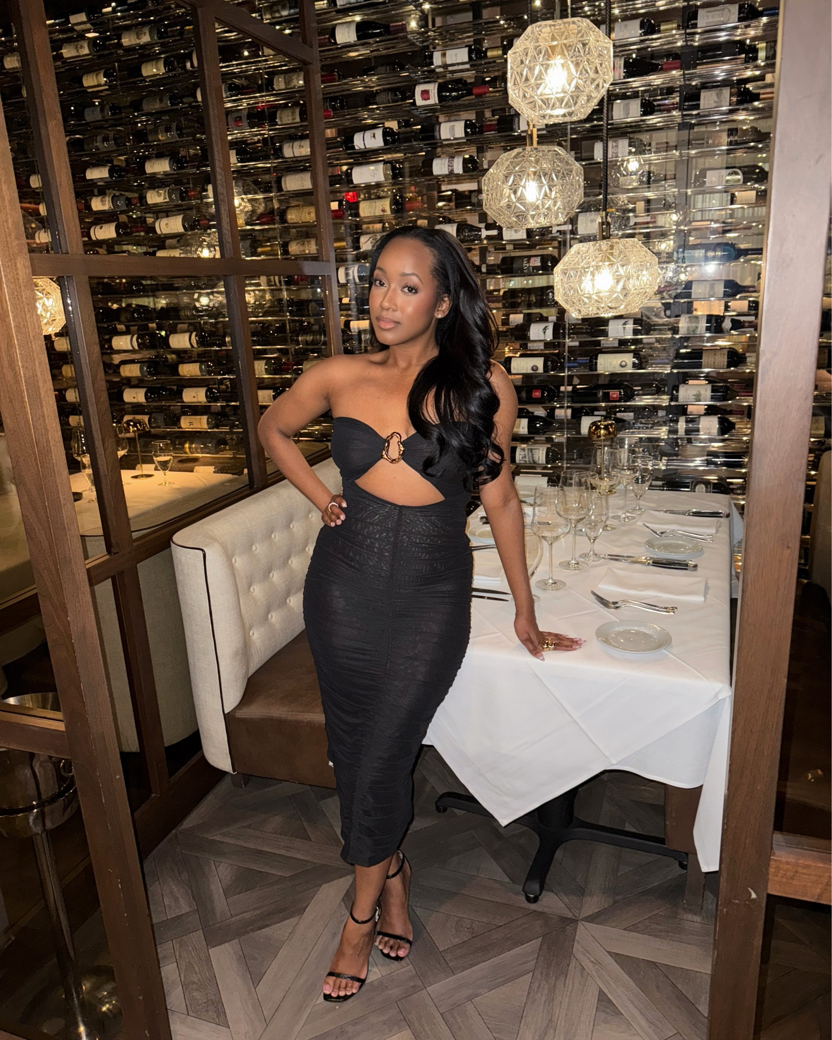 Date night look 🖤

I’m wearing a black strapless cutout midi dress with simple black heels, it’s sleek, flattering, and perfect for an evening out.

Everything is linked here.

#LTKgrwm #LTKValentine #LTKootd