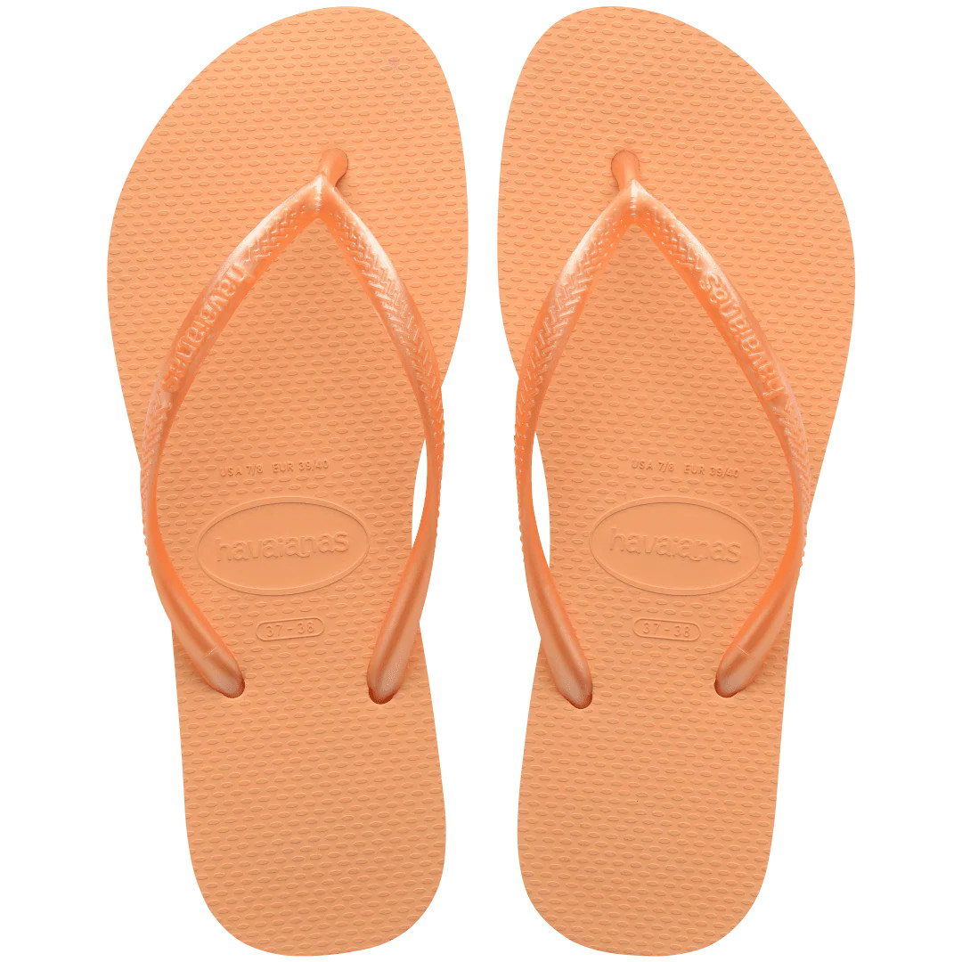 Women's Slim Flip Flops Peach | Havaianas | Havaianas