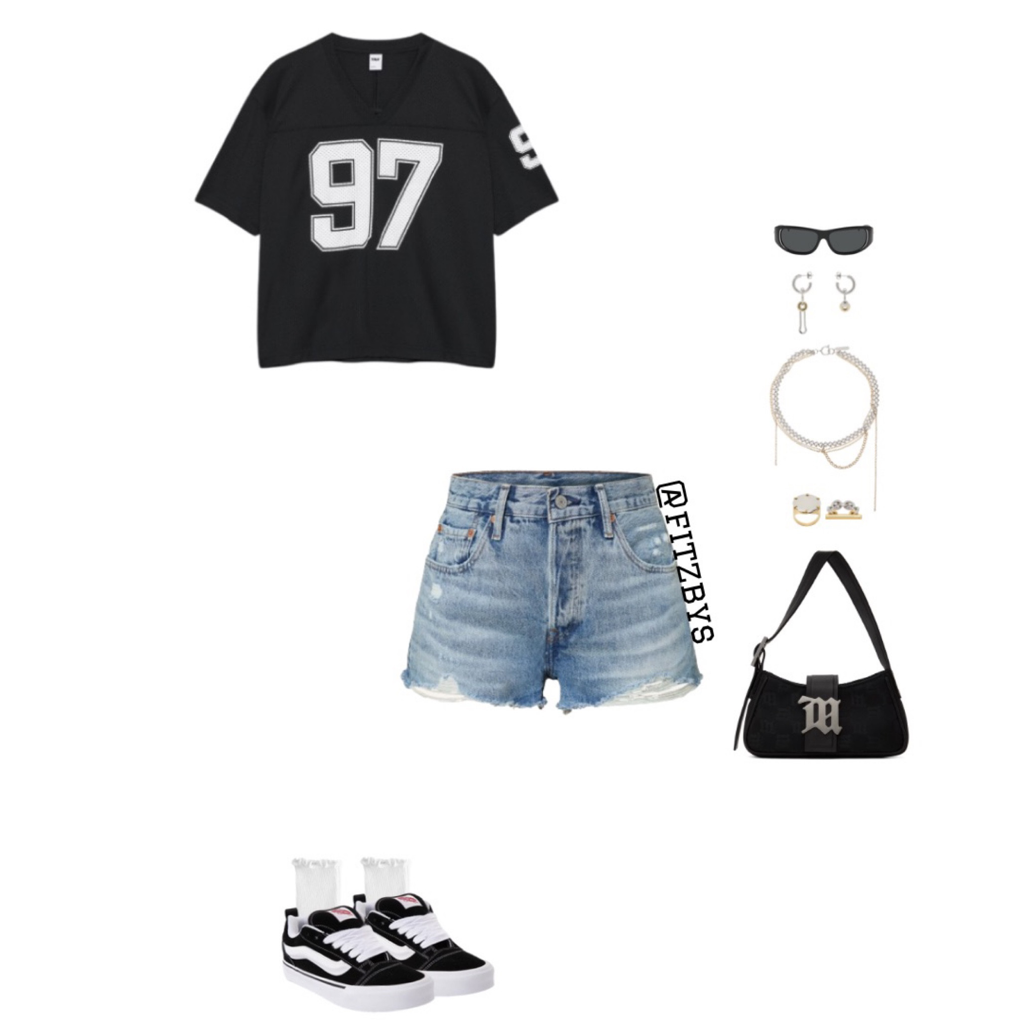 Jersey and shorts outfit 

Black jersey, aritzia jersey, jersey outfit , jeans shorts, denim shorts, blue denim outfit, Levi’s 501 shorts, shorts outfit, vans, vans Knu skool, black sunglasses, black shoulder bag, gold jewelry, summer clothes, summer outfits, concert outfit, outfit idea, style tip, spring outfit. Cute top, jorts, cute shorts outfit, Trendy outfit, 2024 outfit ideas, cute summer outfit. 

#virtualstylist #outfitideas #outfitinspo #trendyoutfits # fashion #cuteoutfit #summeroutfit #blueshorts #denimshorts  #summerclothes #summerstyle #cutesummeroutfit #jerseyoutfit 

#LTKstyletip #LTKsummer