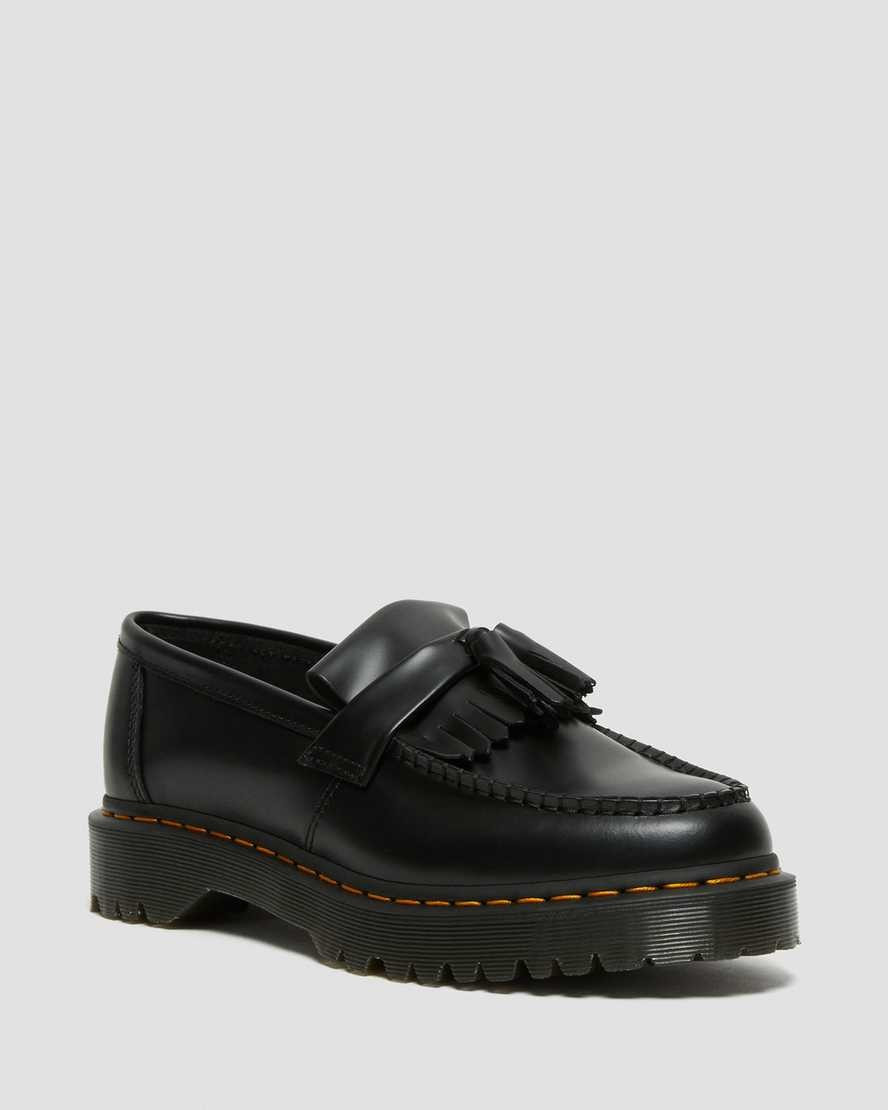 Adrian Bex Smooth Leather Tassel Loafers | Dr. Martens