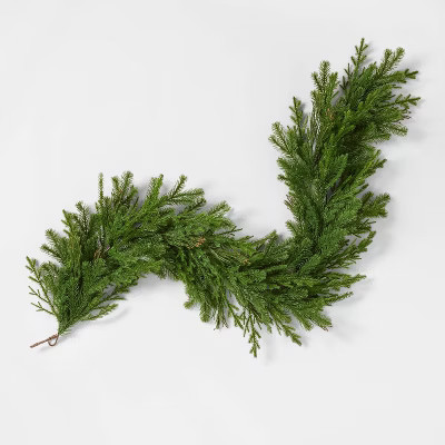 72" Fresh Cut Pine Christmas Garland - Threshold™ designed with Studio McGee | Target