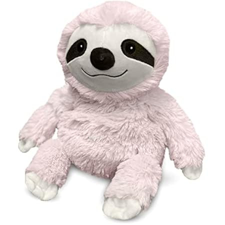Warmies Gray Sloth Microwavable, Hot or Cold for Cool Relaxation and Warm Relief, Lavender Scente... | Amazon (US)