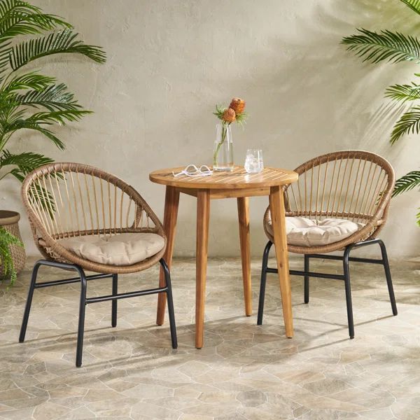 Round 2 - Person Outdoor Dining Set | Wayfair North America