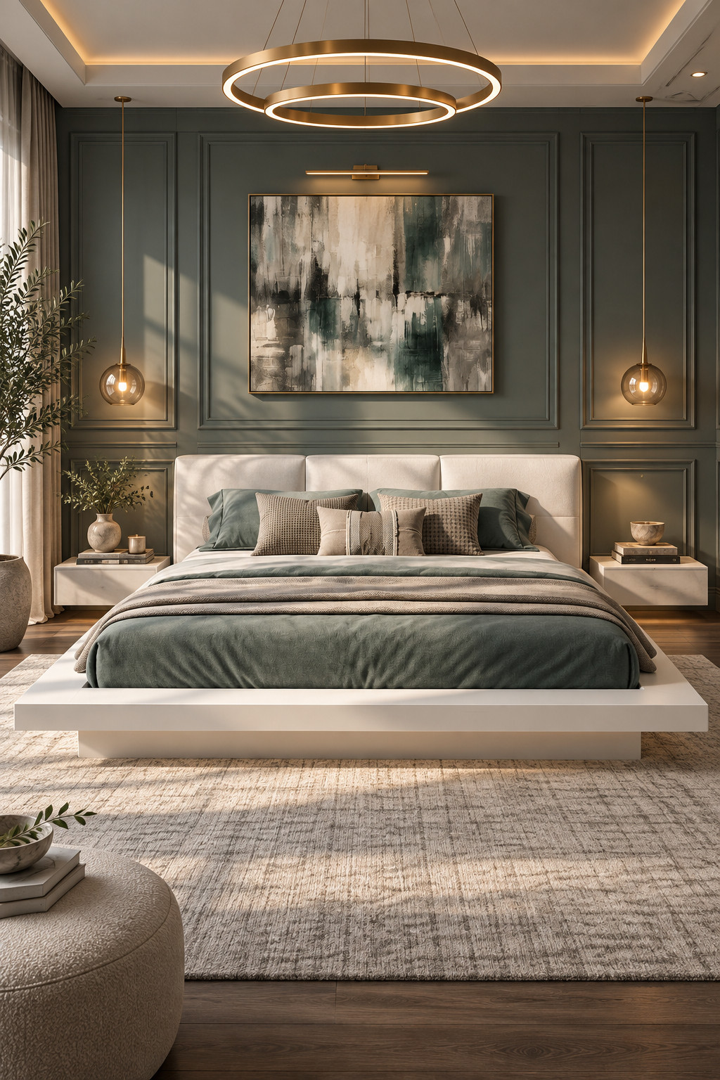 If you love that super clean, calm bedroom look, this one is such a good base. The white platform frame feels modern and almost architectural, while the soft upholstered headboard keeps it from looking too cold. I love it styled with sage green, taupe, gray, or simple white bedding because literally everything works with it. This is one of those beds that makes the whole room feel brighter and more open. #WayfairFinds #WhiteBedroom #MinimalBedroom #PlatformBed #ModernHome #BedroomInspo #CleanHome 

 #LTKSeasonal #LTKHome #LTKSaleAlert