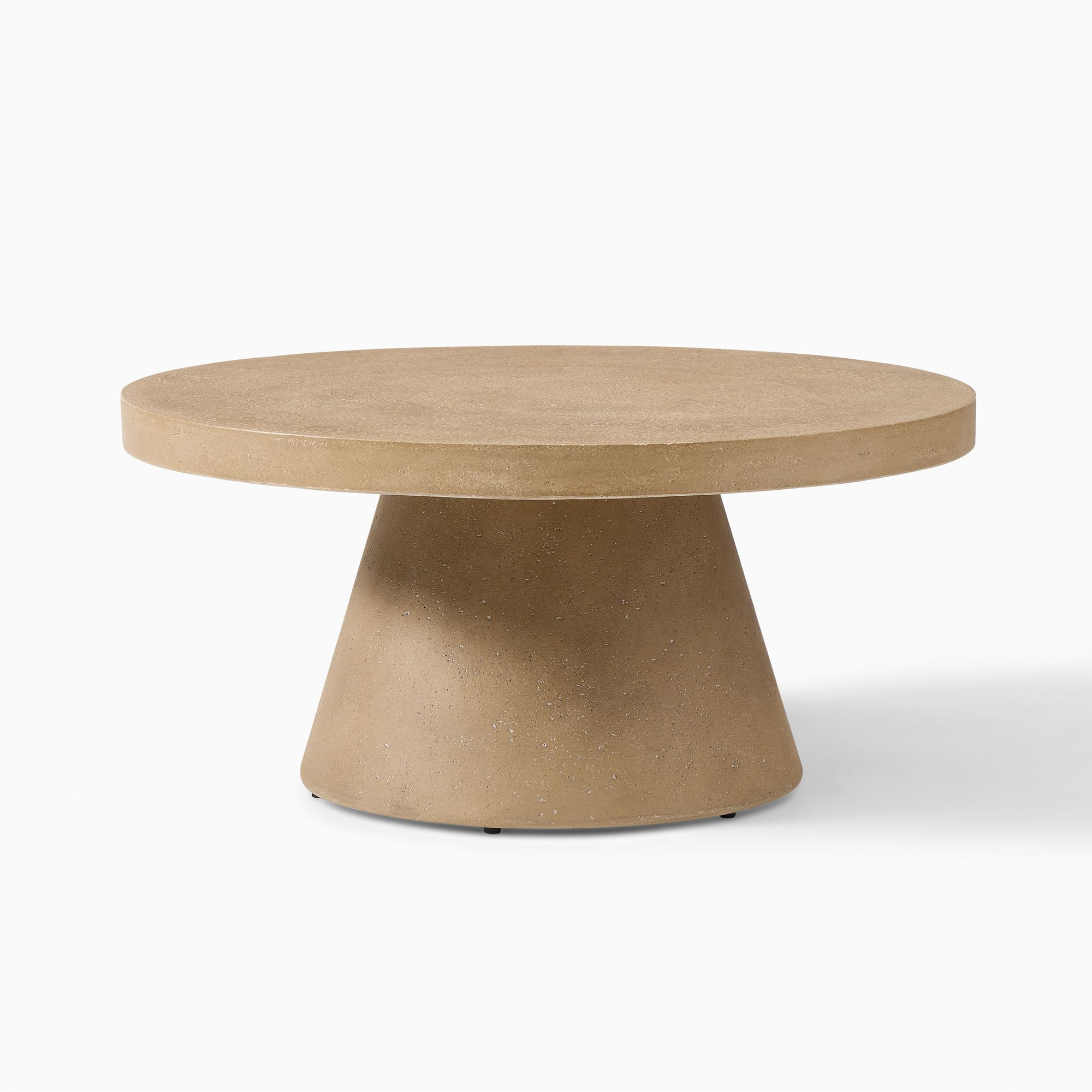 Textured Concrete Outdoor Coffee Table (32") | West Elm (US)