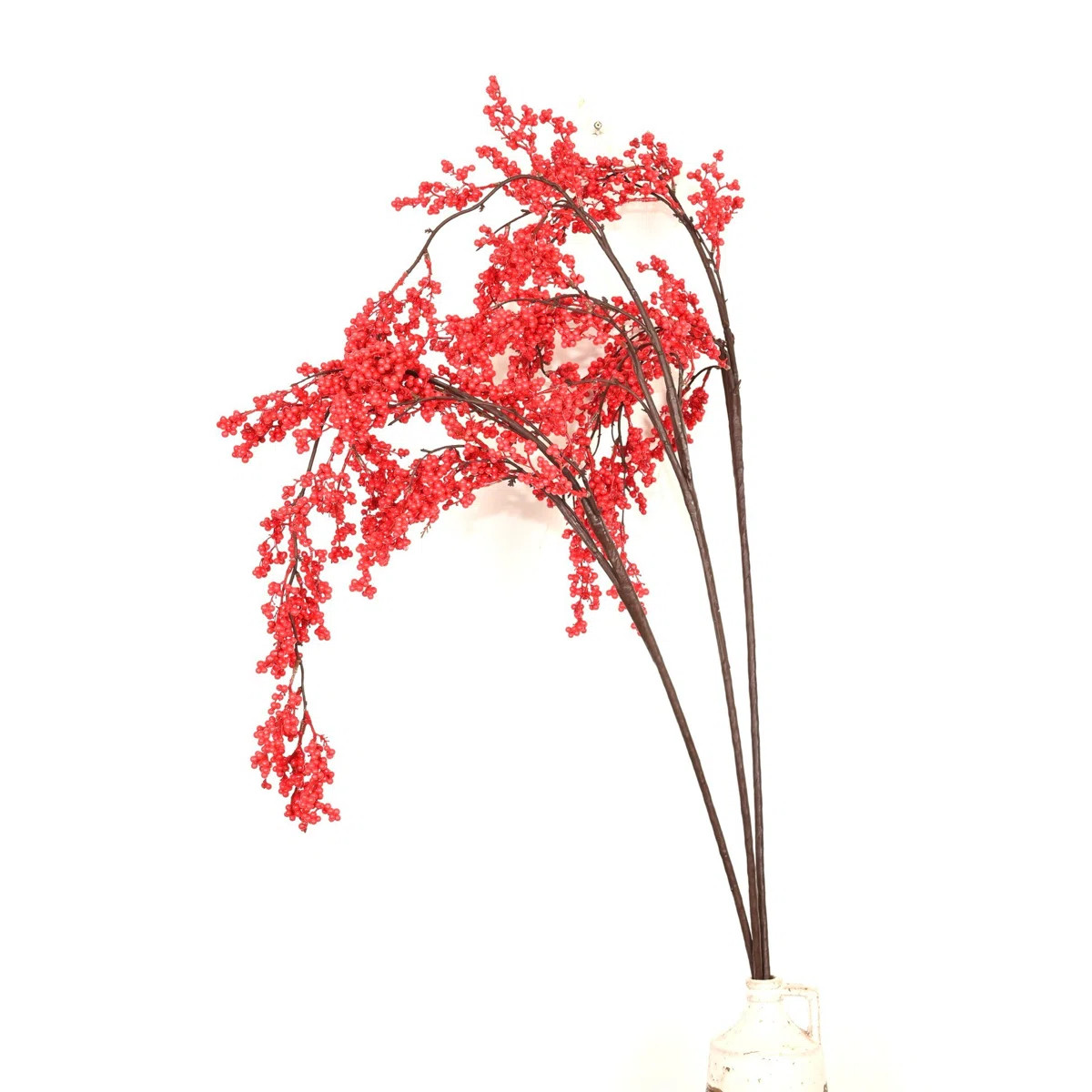 36" Artificial Winter Christmas Day Berry Spray Stem, Faux Branches For Vase Filler Dining Table ... | Wayfair North America