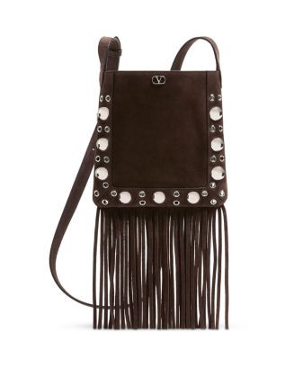 Nellcôte Small VLogo Fringe Suede Crossbody Bag | Bloomingdale's (US)