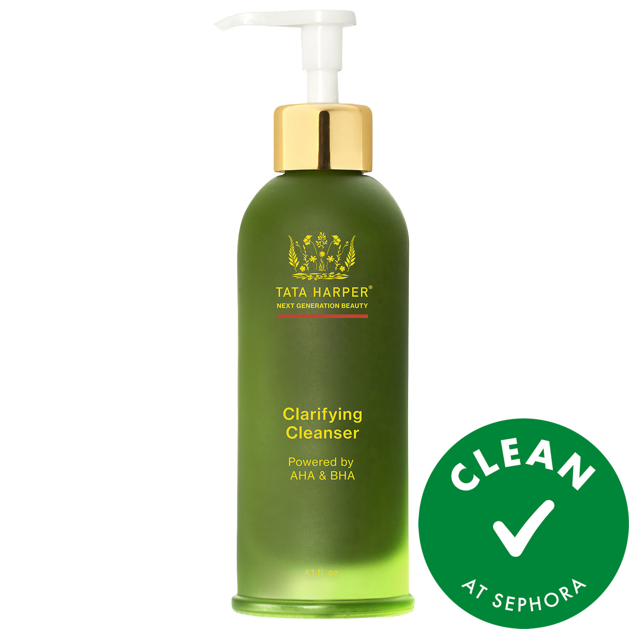 Tata Harper Clarifying Pore & Oil Control Cleanser with BHA & AHA for Redness 4.1 oz/ 125 mL | Sephora (US)