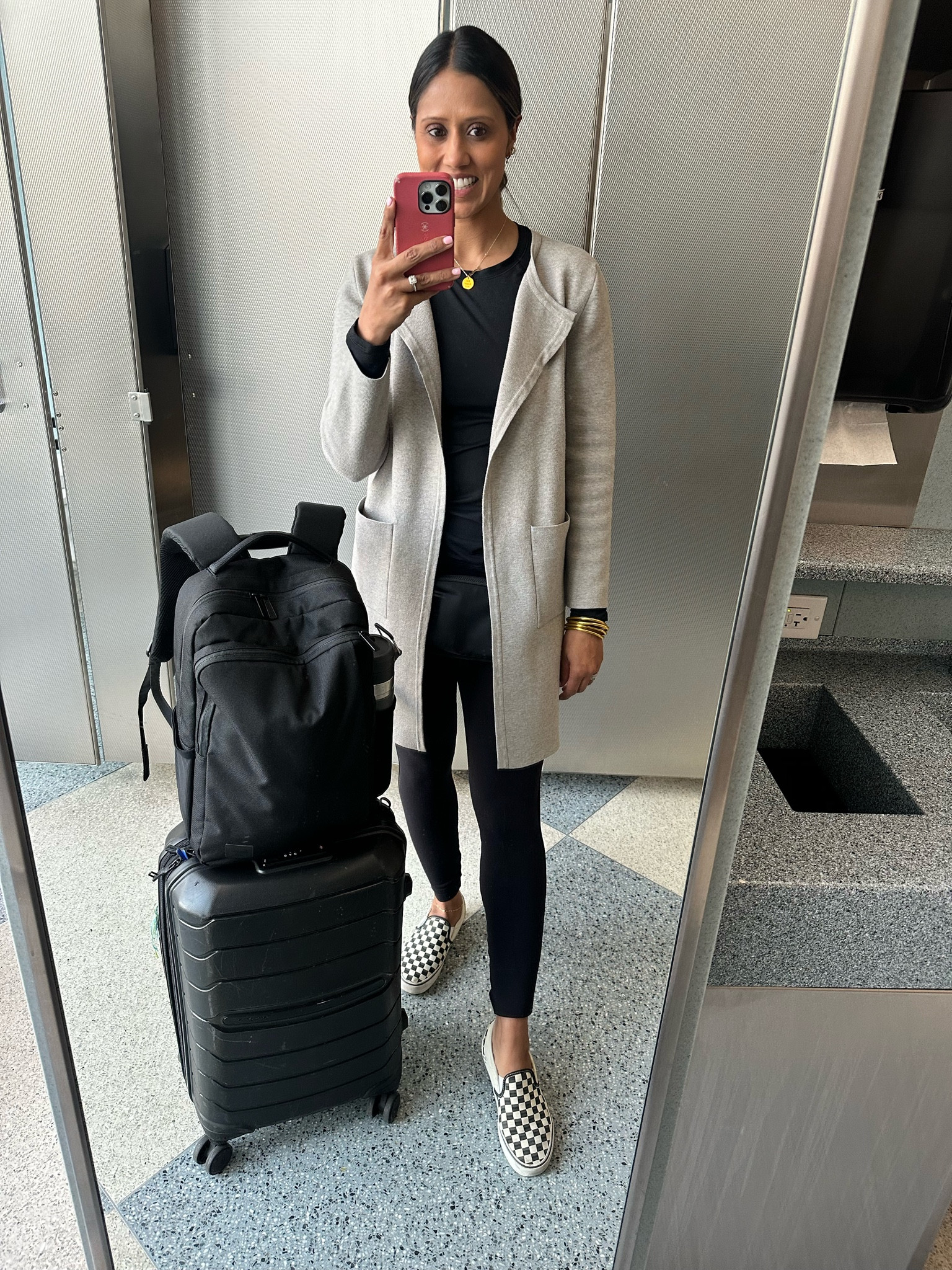Travel fit! My absolute favorite cardigan it has pockets paired with my leggings! 

#LTKstyletip #LTKfindsunder50 #LTKtravel