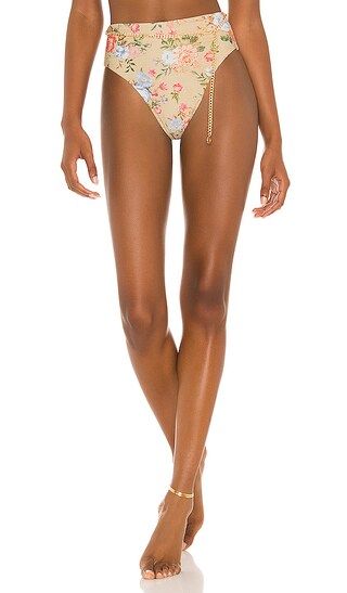 Emily Bikini Bottom in Vintage Drapes Sand Multi | Revolve Clothing (Global)