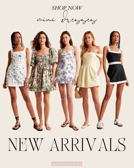 New mini dress styles at Abercrombie! 

#LTKSeasonal #LTKstyletip