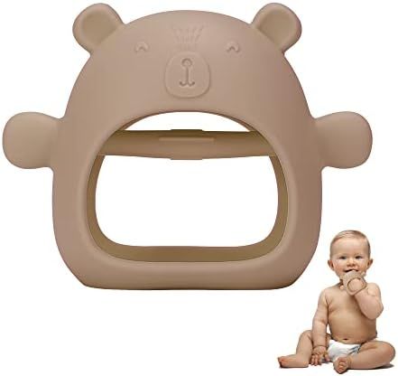 Bear Never Drop Silicone Teething Toys for Babies 3M+ 6-12 Months Baby Teething Toys for Sucking ... | Amazon (US)