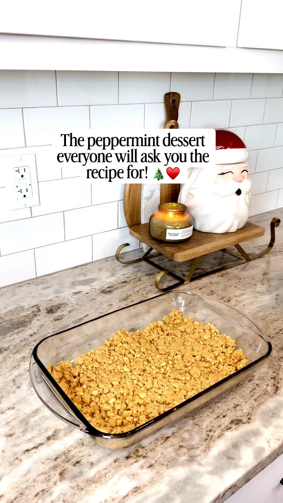 Peppermint Oreo Lush Dessert 🎄🤍
A quick no-bake Christmas dessert that everyone LOVES.
Perfect for parties, school events, holiday dinners, or gifting to neighbors.

✨ Layers of:
• Crushed Oreos
• Peppermint pudding
• Whipped topping
• Crushed candy canes

Save + share for later!
Full recipe below ⬇️

Candy Cane Lush
♥️ Crust
1 Family Size package Golden Oreos
¾ cup melted unsalted butter
♥️ Second Layer
1 package cream cheese
¼ cup white sugar
1 cup powdered sugar
2 cups Cool Whip
¾ cup crushed peppermint candy canes (if your not a big peppermint fan, then skip adding this here and only add it to the top layer!)
♥️ Third Layer
2¾ cups cold milk
2 boxes instant vanilla pudding mix
Remaining Cool Whip

SAVE this RECIPE for LATER!!