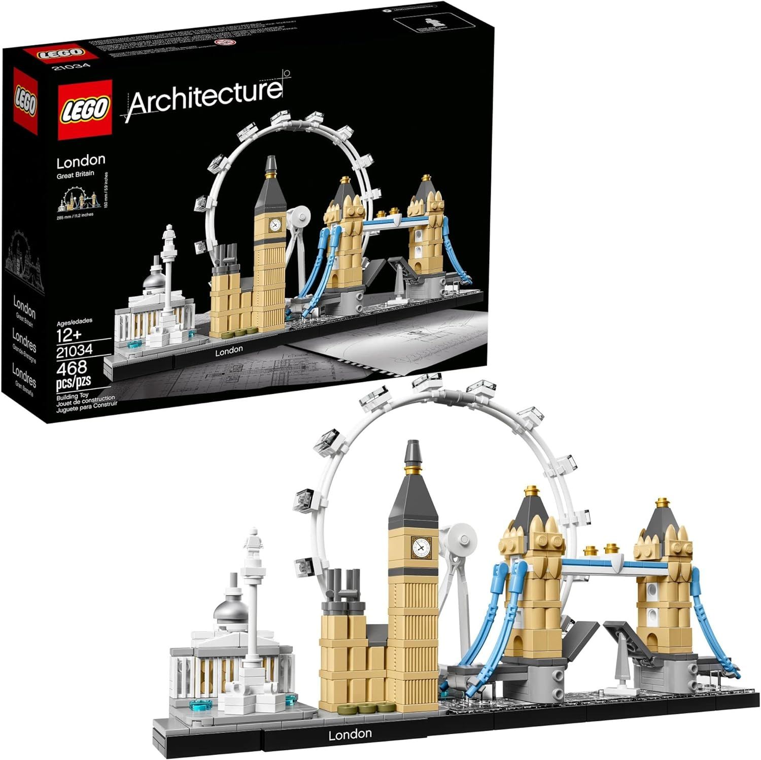 LEGO Architecture London Skyline Collection 21034 Building Set Model Kit and Gift for Kids and Ad... | Amazon (US)
