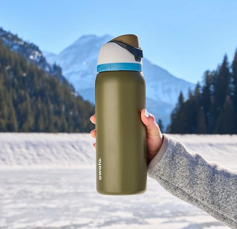 Owala FreeSip Insulated Stainless Steel Water Bottle with Straw, BPA-Free Sports Water Bottle, Gr... | Amazon (US)