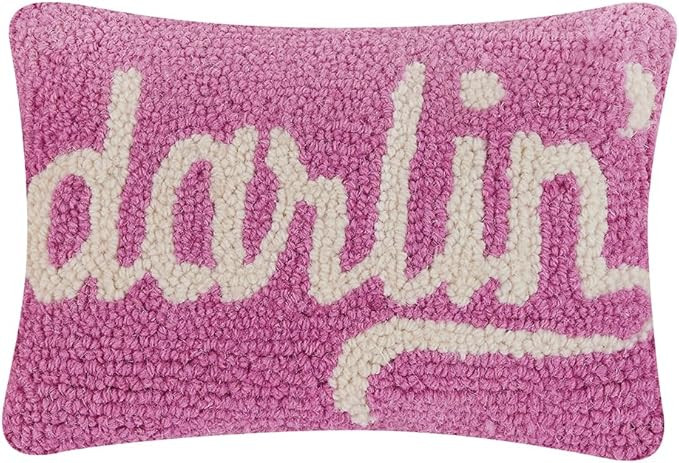 Peking Handicraft Darlin Hook Pillow, 12-inch Length, Wool and Poly Velvet, for Home, Office, Liv... | Amazon (US)