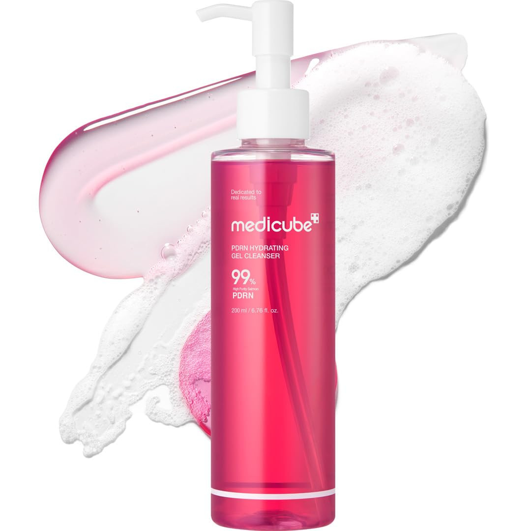 medicube PDRN Jelly to Foam Cleanser | Low pH Hydrating Daily Face Wash for All Skin Types | With PDRN, Collagen & LHA | Gentle Pore Care & Radiant, Balanced-Looking Skin | Korean Skincare | 200ml | Amazon (US)