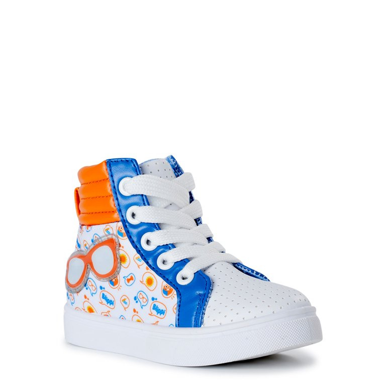 Blippi Toddler Boys High Top Sneakers, Sizes 5-10 | Walmart (US)