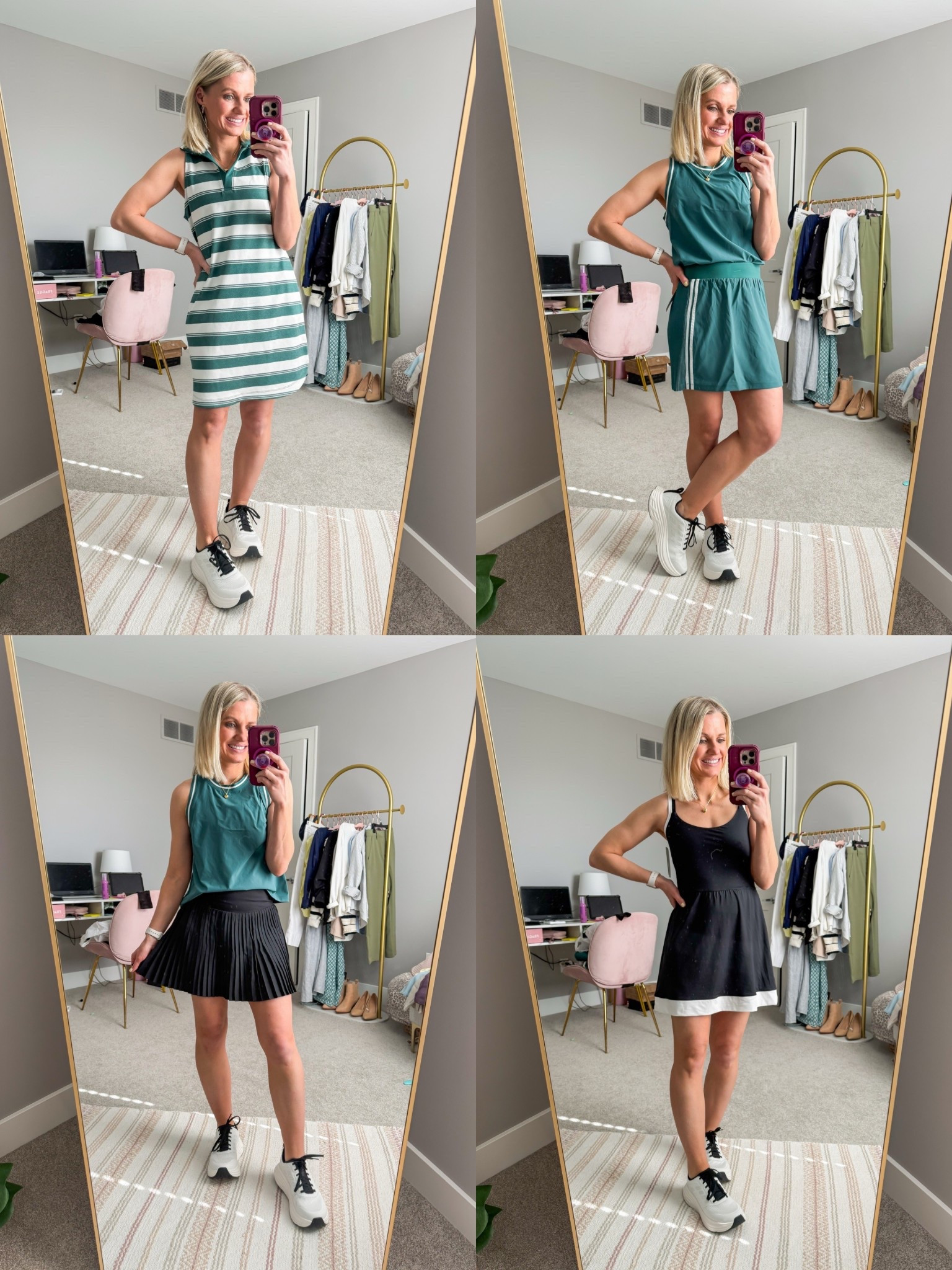 Target Activewear is 30% off! Sale ends tonight!! 
Wearing a small in all dresses and skorts! Top is an xs! 

#LTKActive #LTKmomlife #LTKSaleAlert