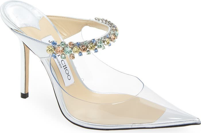 Bing Crystal Embellished Clear Mule | Nordstrom