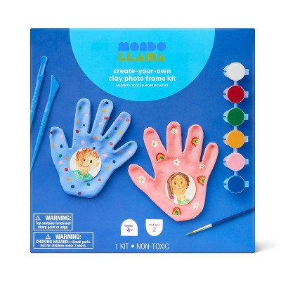 2ct Hand Print Air Dry Clay Mother's Day Craft Activity Kit - Mondo Llama™ | Target