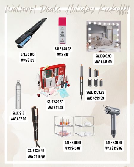 @Walmart Holiday Kickoff Sale starts 10/9 at 12pm ET through 10/12!  Grab these for your daughters or for yourself! Teen gift guide - girls gift guide - mother gift guide - hair tools - skincare - makeup organizer #walmartpartner #walmart

#LTKGiftGuide #LTKHolidaySale #LTKbeauty