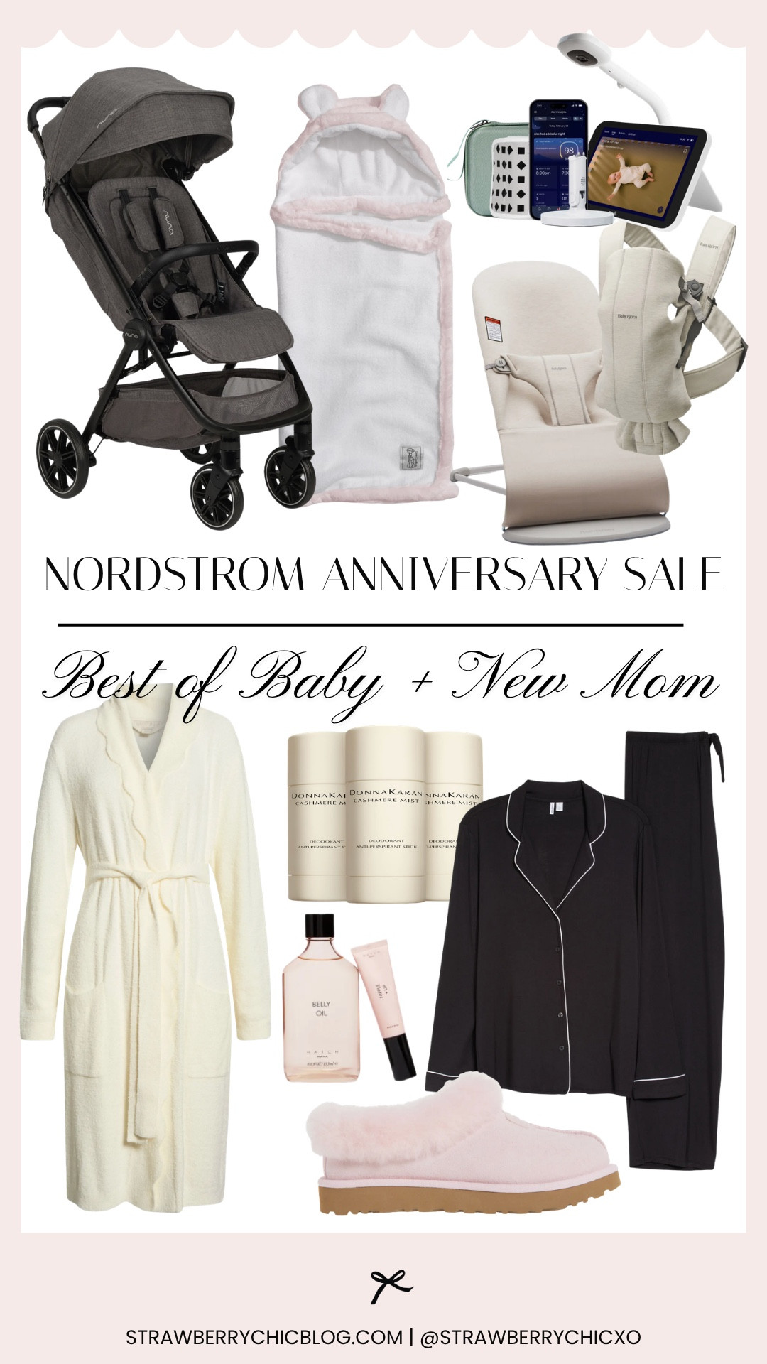 My favorite baby items I own in the sale along with essentials for a new mom! Don’t underestimate how many pajamas and good deodorant you need early postpartum 😅
Nordstrom anniversary sale favorites // mom favorites // NSALE favorites