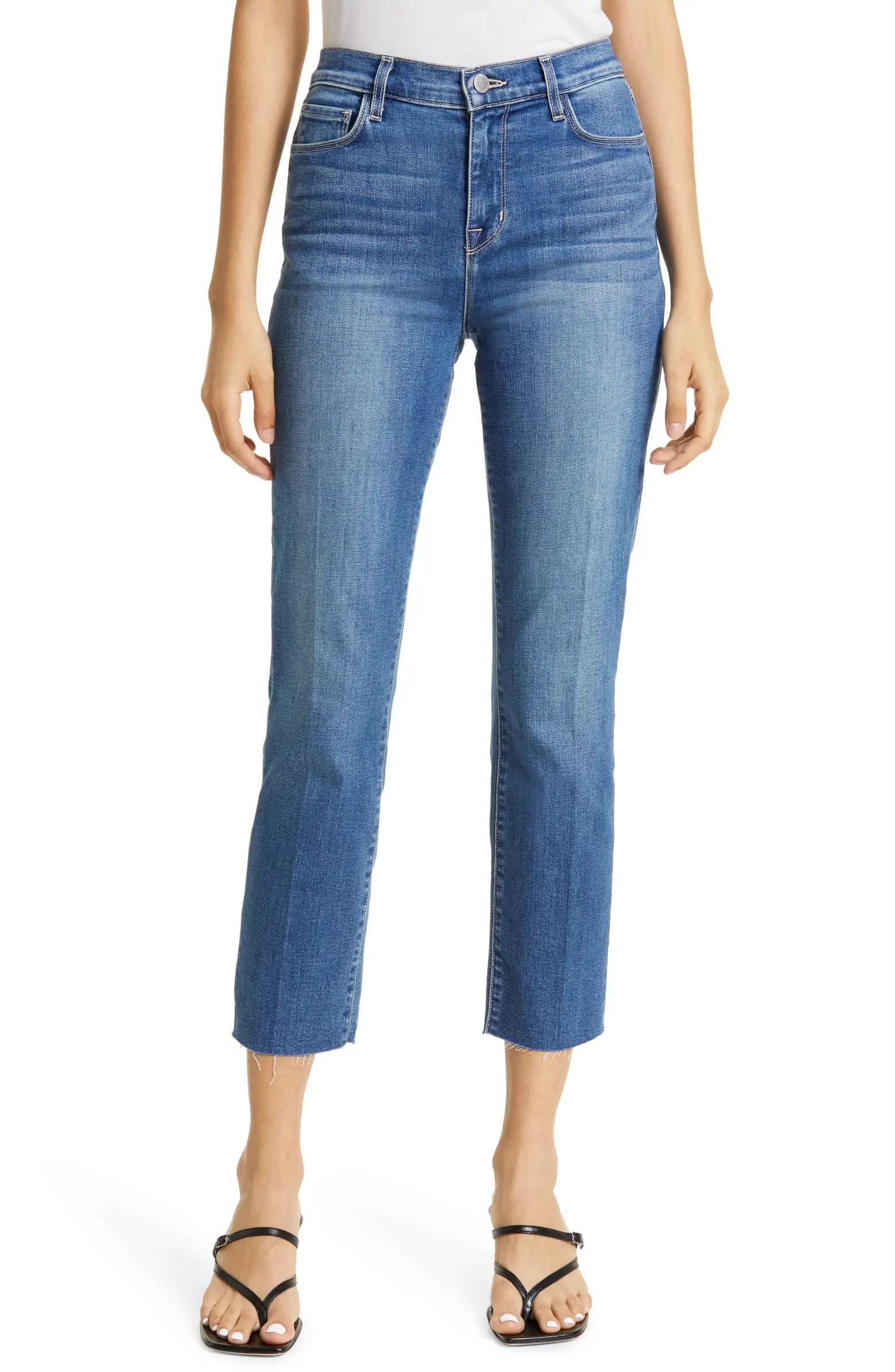 Sada High Waist Crop Slim Jeans | Nordstrom