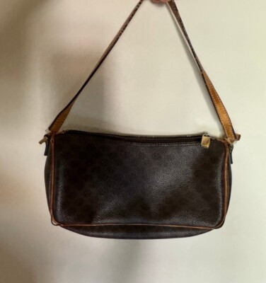 vintage celine shoulder bag leather  | eBay | eBay US