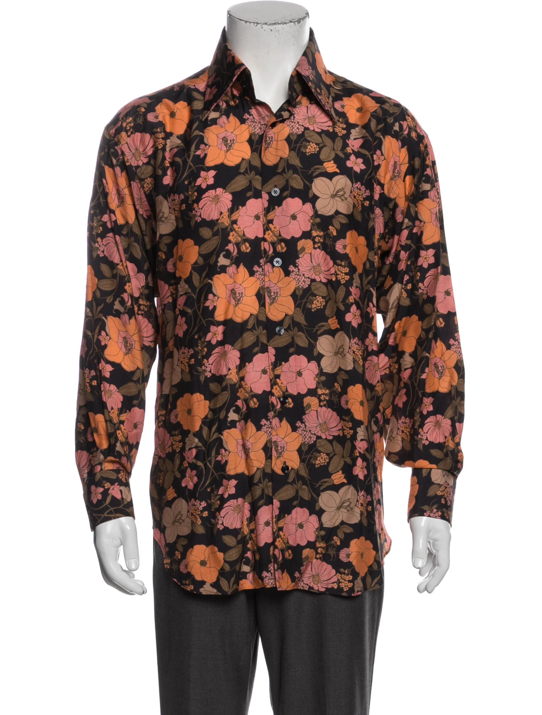 Floral Print Long Sleeve Shirt w/ Tags | The RealReal