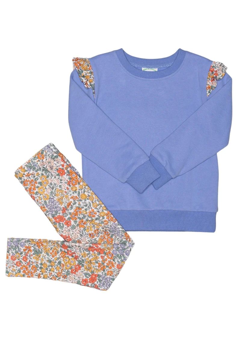 Harper Floral Sweater and Leggings Set | Grace and James Kids