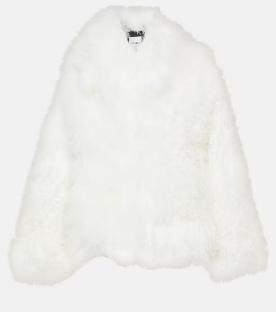 The Attico Faux fur cropped coat | Mytheresa (INTL)
